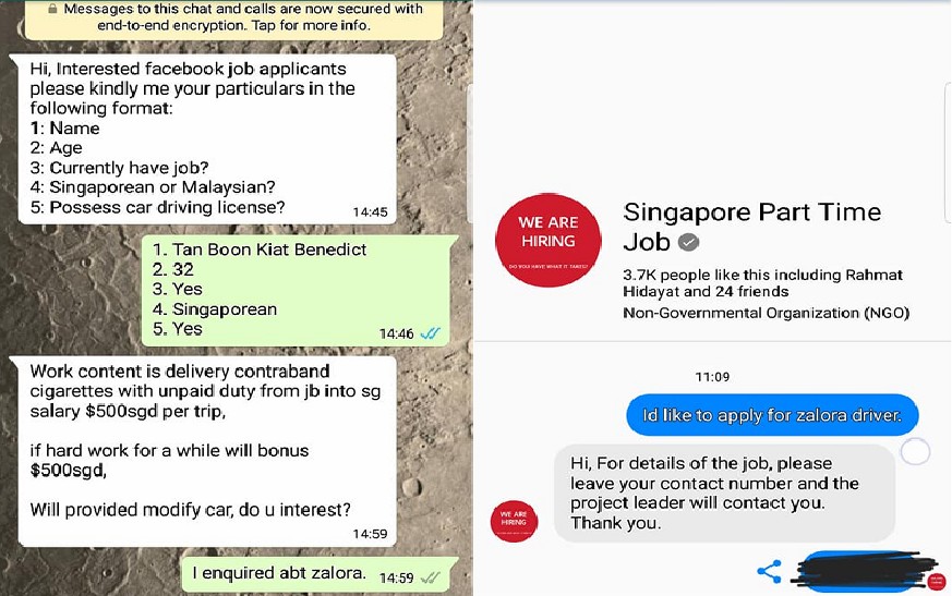 FACEBOOK PAGE LOOKING FOR CONTRABAND DRIVERS STILL ACTIVE