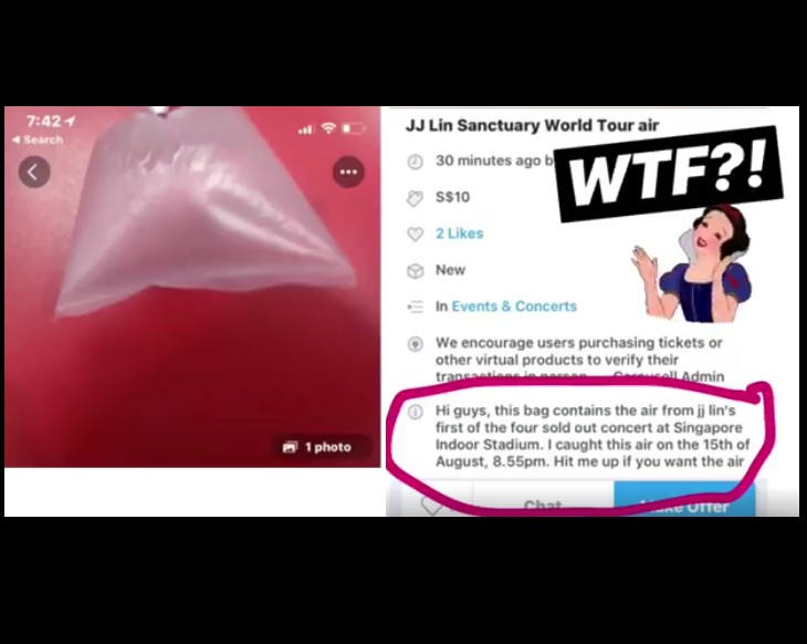 CAROUSELL JJ LIN CONCERT AIR IN A BAG FOR $10