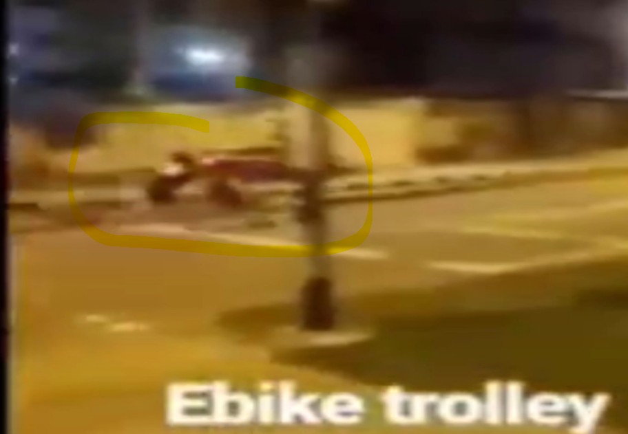 EBIKE? PUSHUP ON ROAD? NO LAH I E TROLLEY