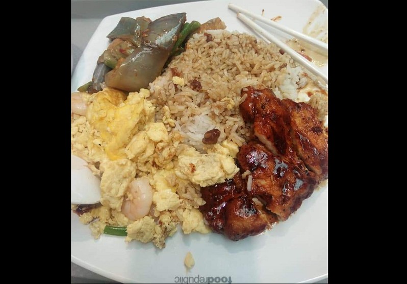 $15 FOR “ECONOMIC RICE” AT CITY SQUARE FOOD REPUBLIC