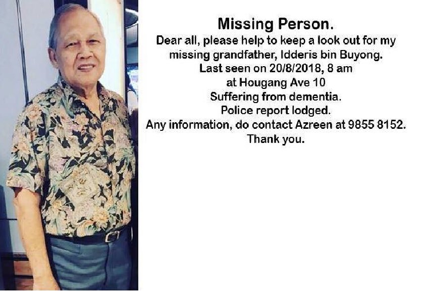 GRANDFATHER MISSING, PLEASE HELP SHARE & KEEP A LOOKOUT