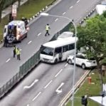 MAJOR ACCIDENT AT SIMEI ROAD. WHOLE STRETCH JAM 8