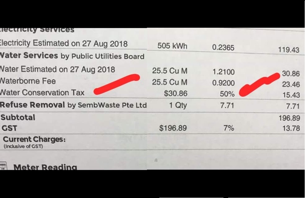 50% WATER CONSERVATION TAX? WHAT IS THIS?