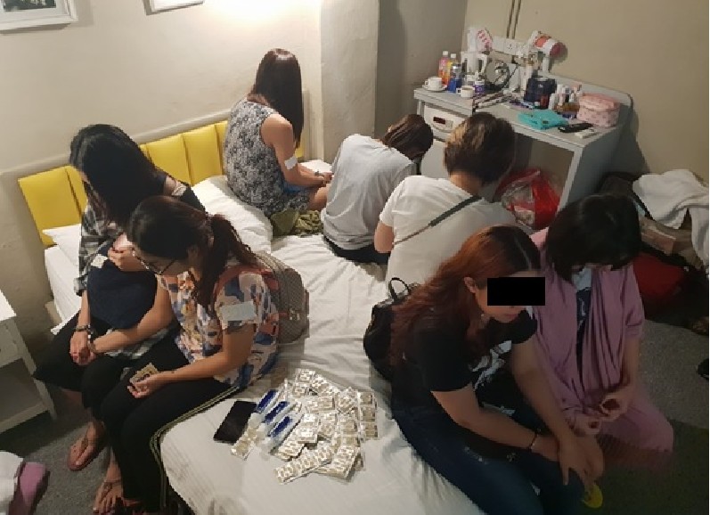 17 WOMEN ARRESTED FOR VICE RELATED ACTIVITIES