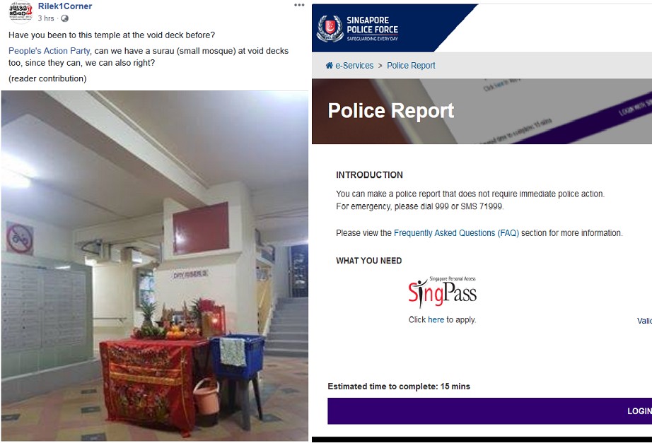 RILEK1CORNER FB PAGE POST INSENSITIVE RELIGION POST