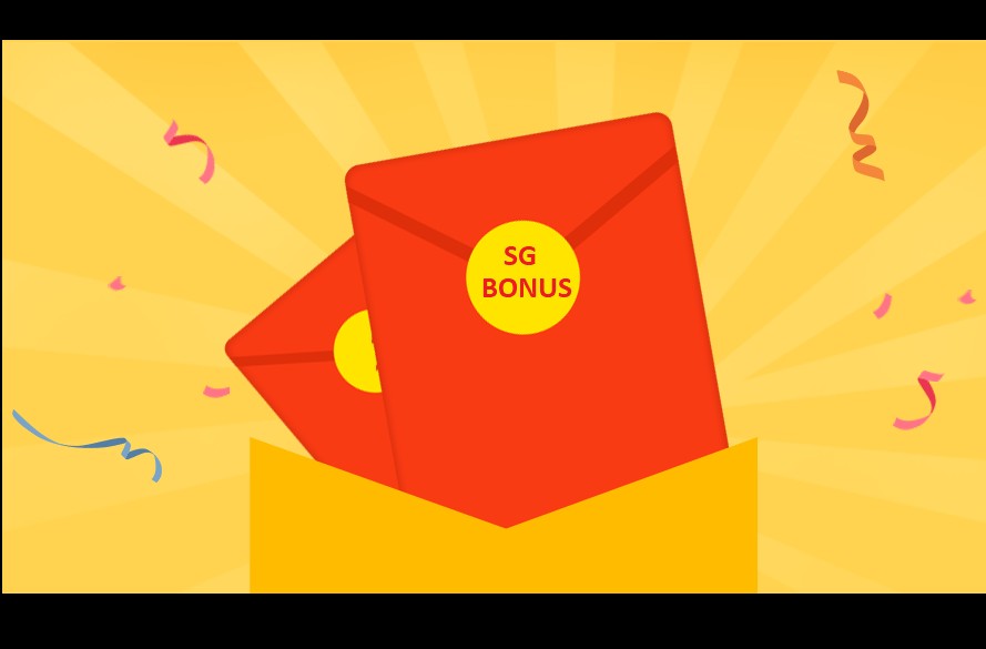 REMINDER: WE WILL GET UP TO $300 FROM SG BONUS!