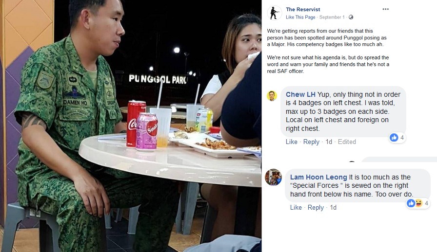 FAKE “SPECIAL FORCES” @ PUNGGOL. REAL OR FAKE SOLDIER?