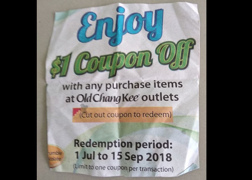 OLD CHANG KEE COUPONS VALID OR NOT?