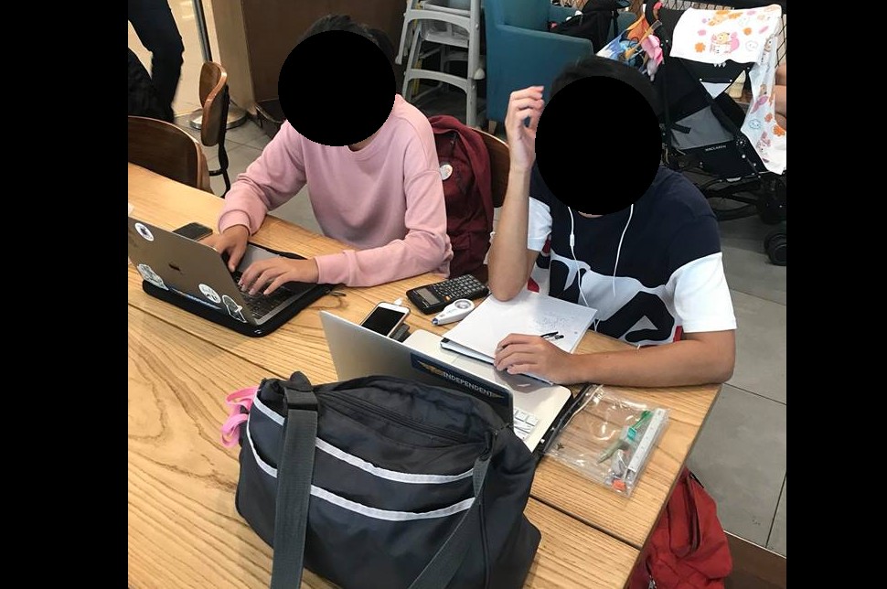 BAN ALL STUDENTS FROM CAFES. WASTE OF SPACE