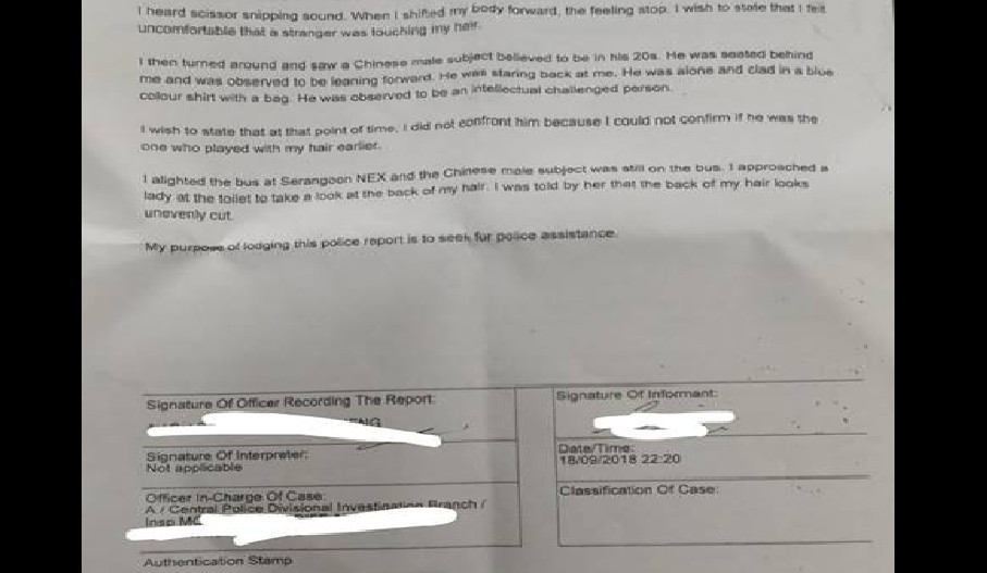 BEWARE! PERVERT ON THE LOOSE NEAR SERANGOON!