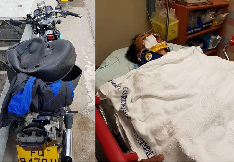 HIT AND RUN AT PASIR RIS AREA. PLEASE HELP SHARE