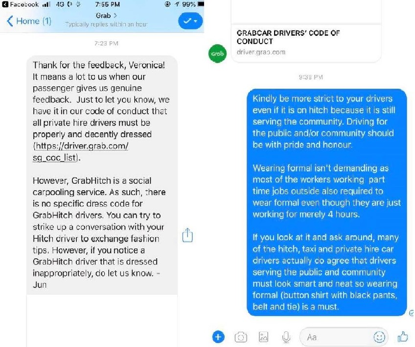 ATAS PASSENGER DEMANDS FORMALWEAR FOR GRAB!