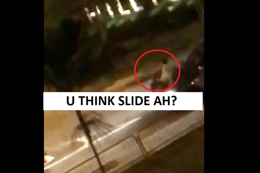 DRUNK MAN SEAT ON CAR. YET ANOTHER PUBLIC NUISANCE