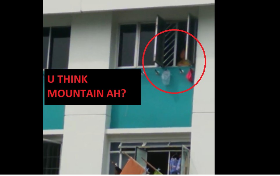 SIAO LANG AUNTIE SING 24 HOURS AT WINDOW. EVEN AT 2AM