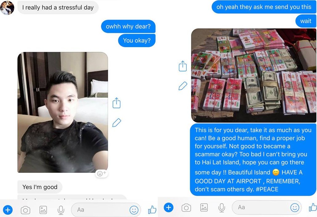 ‘PILOT’ SCAMMER ON FACEBOOK GOT TROLLED HARD