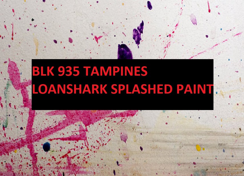 2 ARRESTED. LOAN SHARK HARASSMENT AT TAMPINES