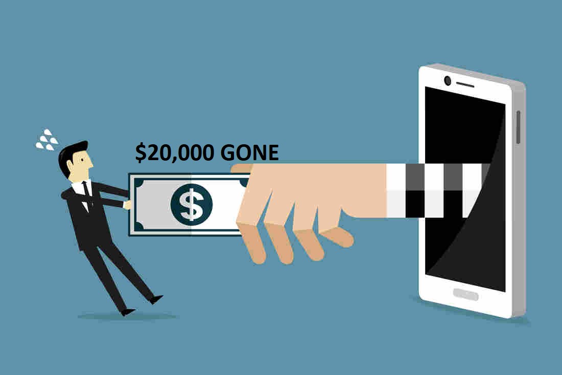 MOTHER SCAMMED $20,000. CAN SPF HELP TAKE BACK?