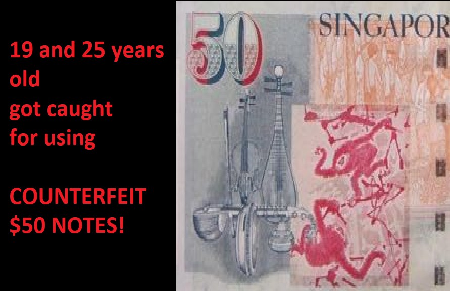 TWO YOUNG MEN ARRESTED FOR USING COUNTERFEIT $50 NOTE