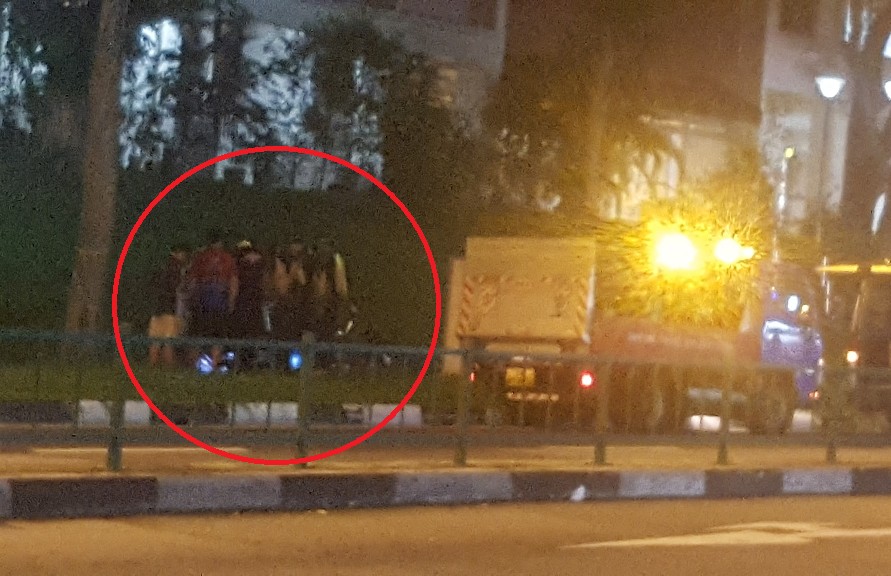 E SCOOTER HIT ELDERLY MAN AND SPED OFF