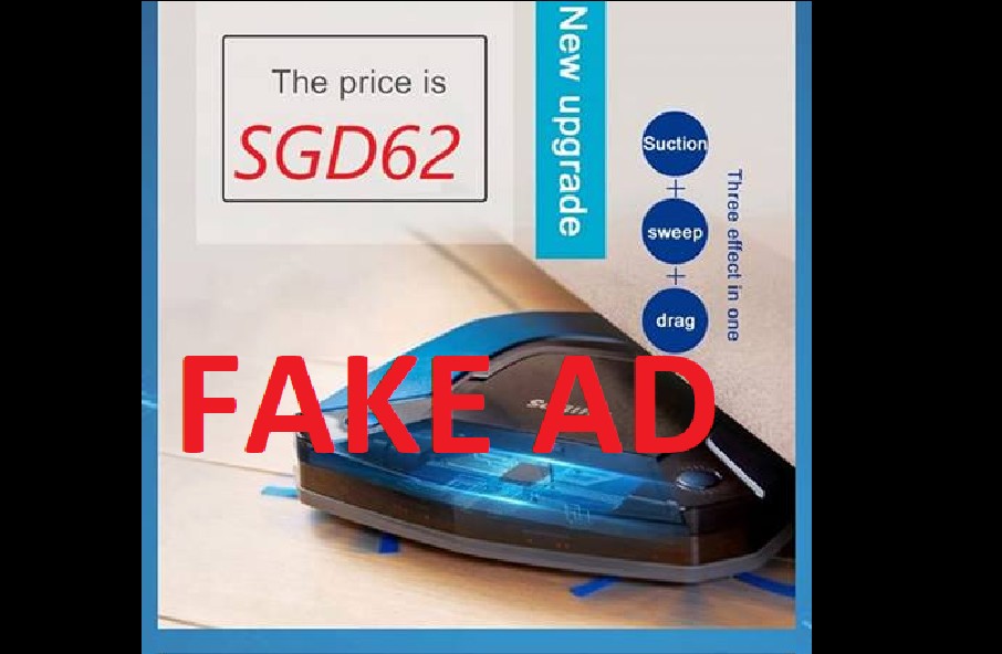 BEWARE OF FAKE ROBOT VACUUM AD CLAIMING TO BE PHILIPS