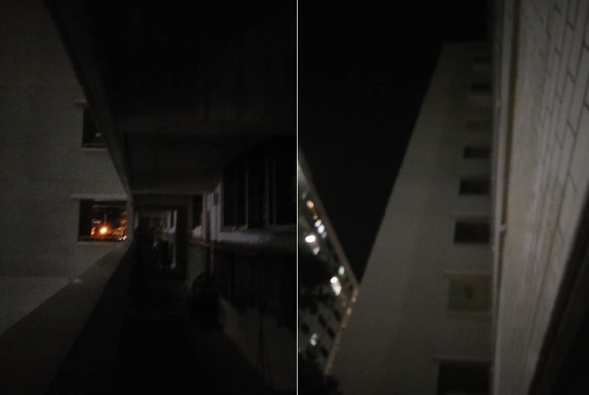 POWER OUTAGE AT JURONG WEST BLK 743