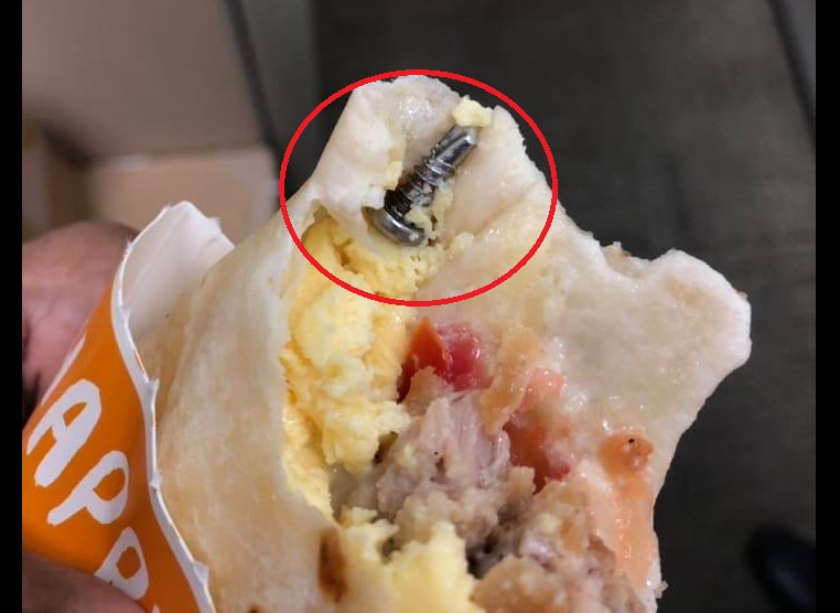 SCREW FOUND IN KFC BREAKFAST! SO SCARY!