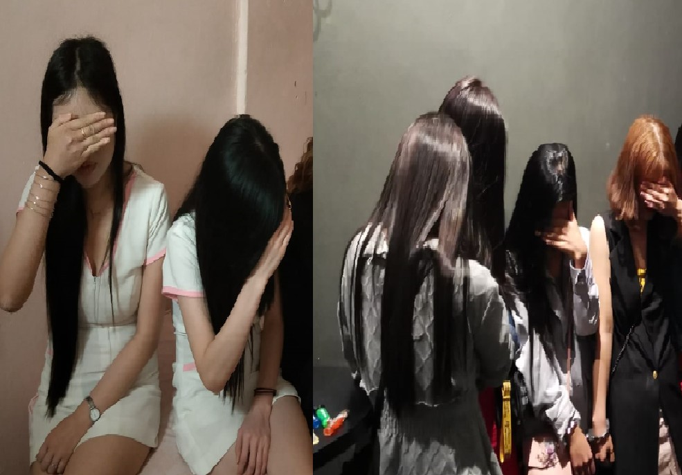 MASSAGE GIRLS ARRESTED ALONG SERANGOON,BEACH RD
