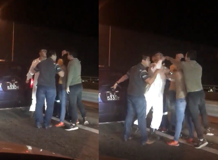 ALREADY JAM ENOUGH LA. STOP FIGHTING AT 2ND LINK WAY