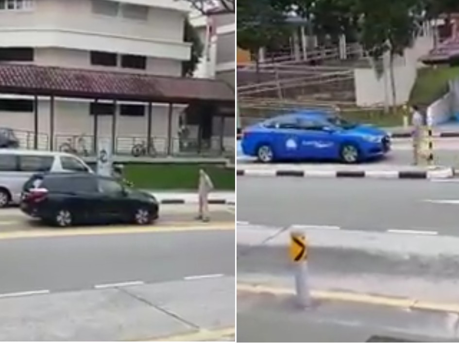 TAXI DRIVER ROAD RAGE @ SERRANGOON. BLOCK OTHER VEHICLE