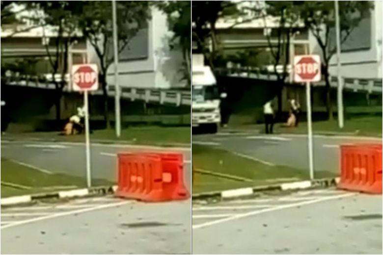 2 ICA OFFICERS SUSPENDED AFTER BEATING LORRY DRIVER