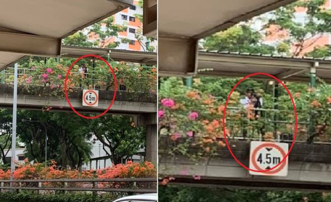DRIVERS TAKE NOTE SNIPER ON BRIDGE @ CLEMENTI