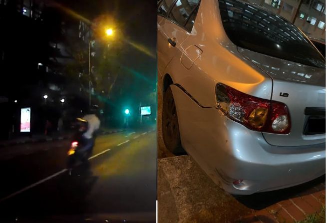 HIT AND RUN ACCIDENT AT JURONG WEST AVE 1