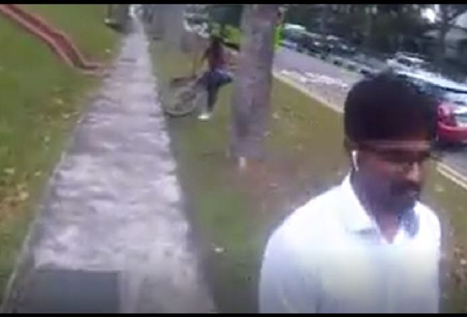 FT KNOCKED DOWN CYCLIST, NOT EVEN A SORRY!