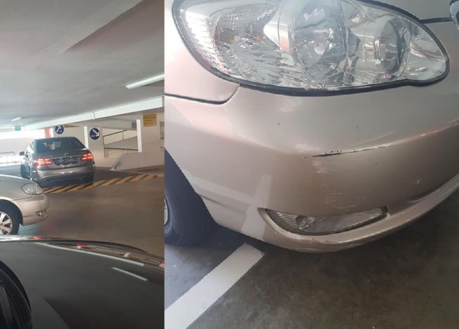 HIT AND RUN AT PASIR RIS CAR PARK ON CHINESE NEW YEAR EVE