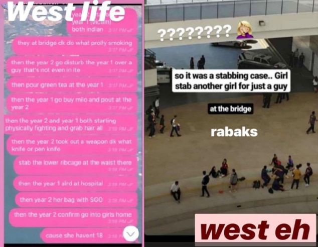 ITE GIRL ARRESTED AFTER STABBING ANOTHER GIRL OVER A BOY