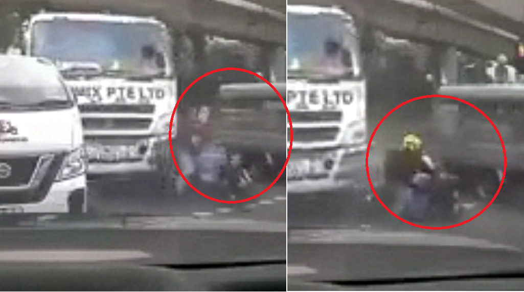 19 Y.O WOMAN INJURED AFTER KNOCKDOWN BY TRUCK @ YISHUN