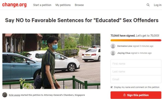 PETITION AT CHANGE SET UP AFTER RECENT NUS MOLEST CASE