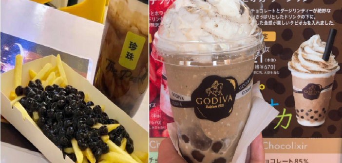 WORLD "CRAZY FOR BUBBLE TEA PEARLS" ON FRIES? IN GODIVA?