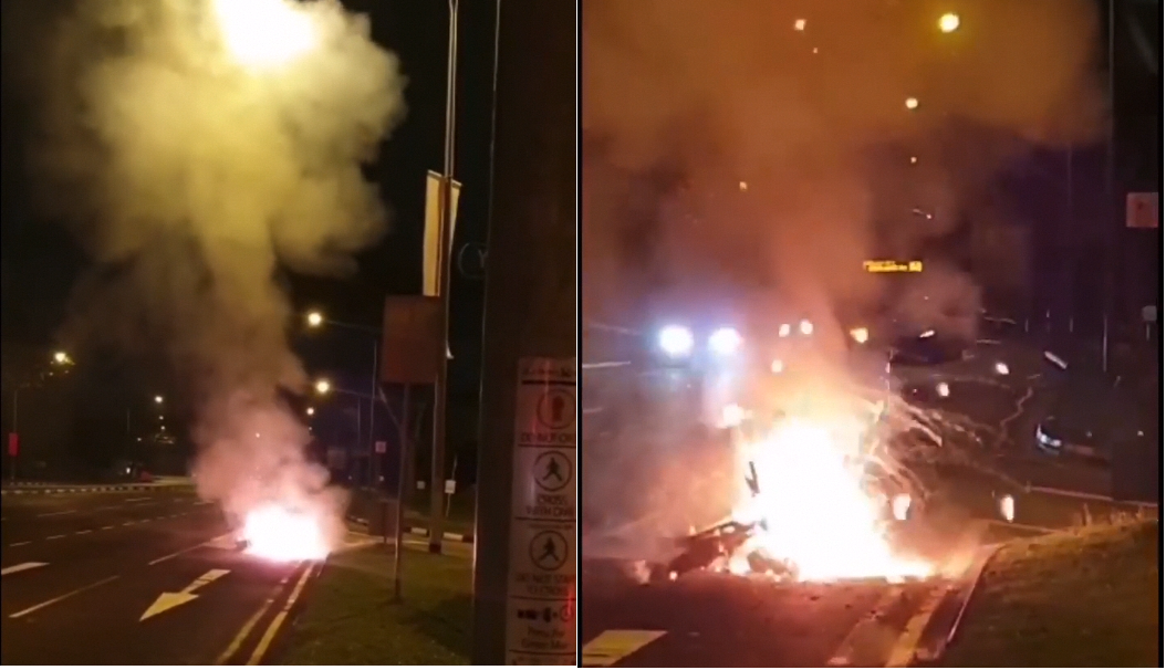 PMD CATCHES FIRE, MACHAM FIREWORKS!