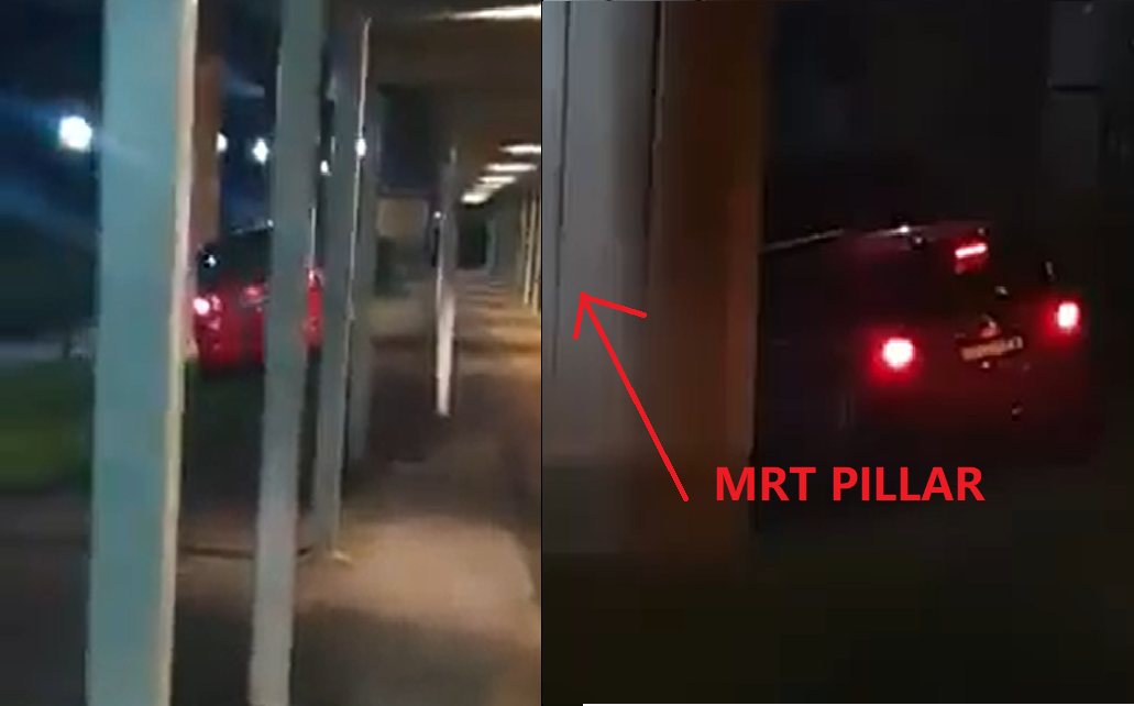 VEHICLE DRIVE INTO LONGKANG AT YISHUN