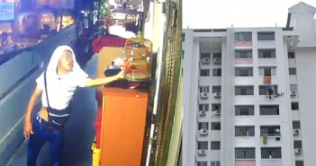 MAN COVER HEAD INSTEAD OF FACE TO STEAL BIRD BIRD @ TELOK BLANGAH r3f