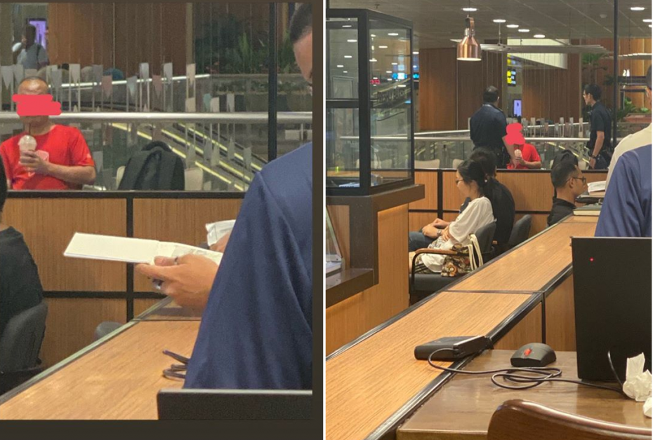 STALKER FOLLOWED GUY INTO TOILET AT AIRPORT