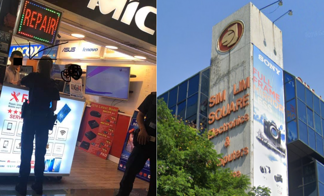 MAN CLAIMS SIM LIM HANDPHONE SHOP DAMAGED HIS PHONE