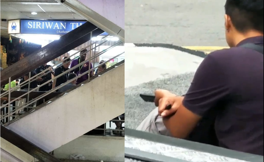 NEA OFFICERS ALLGELLY SMOKING VAPE OUTSIDE GOLDEN MILE