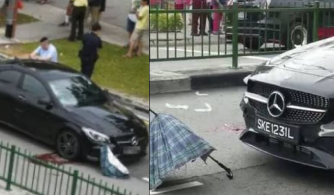 64-year-old dies after getting hit by Mercedes at Tampines