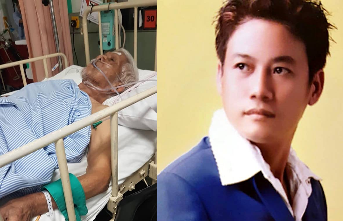 DYING FATHER IN HOSPITAL HOPE TO SEE SON THAT IS WORKING IN SG.