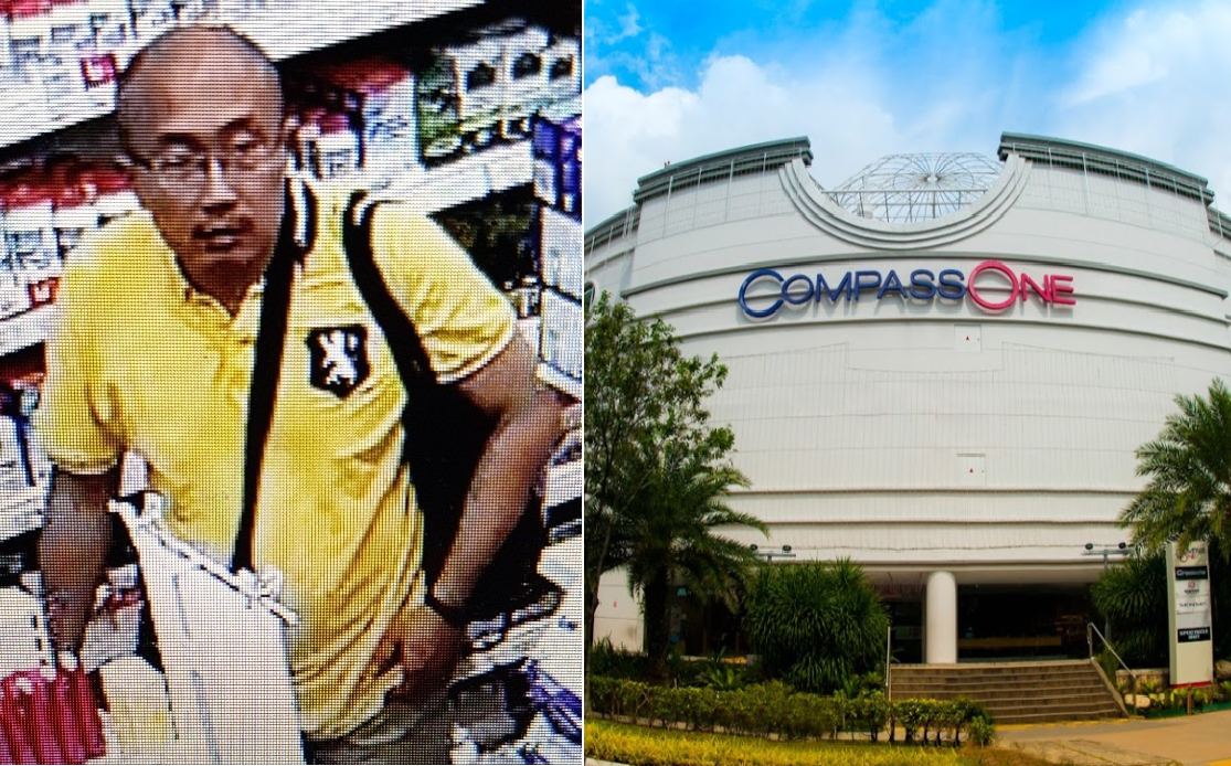 POLICE SEEKING MAN TO ASSIST WITH SHOP THEFT CASE AT COMPASS ONE