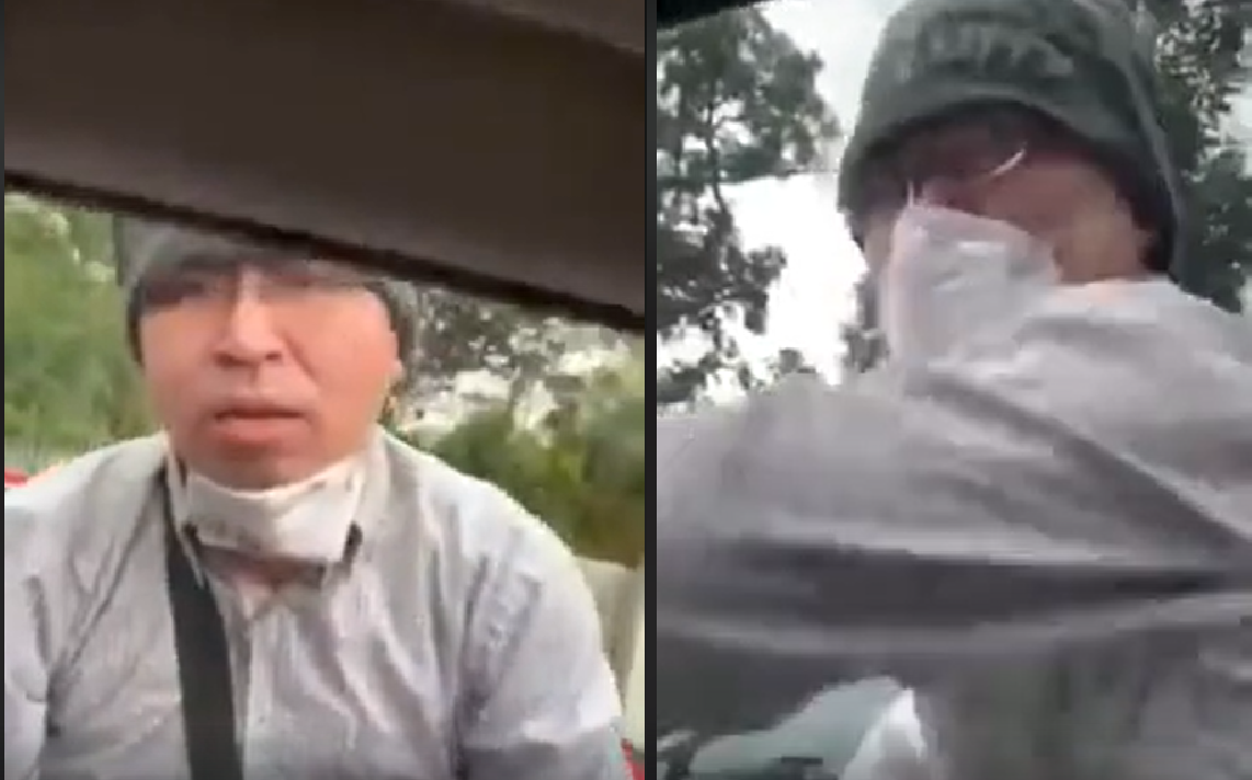 PRC TRANSCAB DRIVER ROAD RAGE AND HITS GLASS OF OTHER VEHICLE