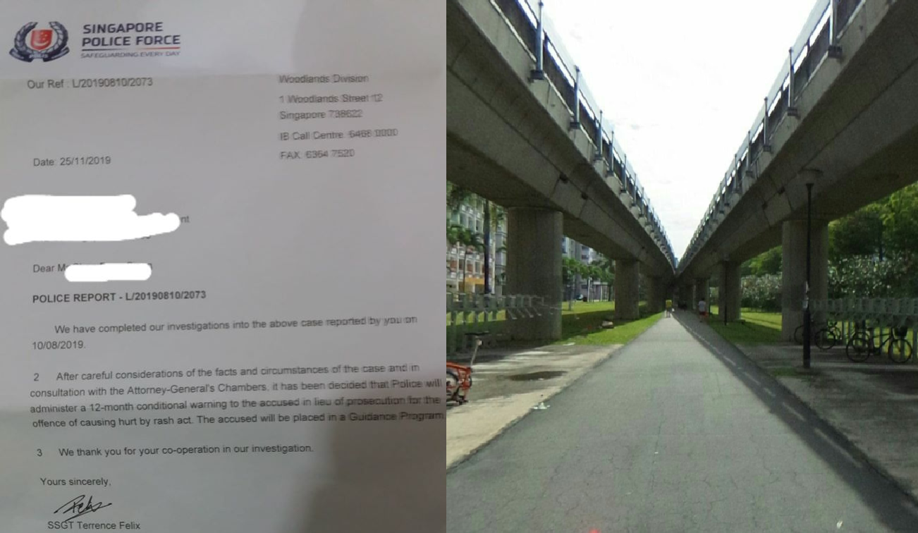 PMD RIDER WHO HURT 3 Y.O GIRL AT WOODLANDS NOT PROSECUTED