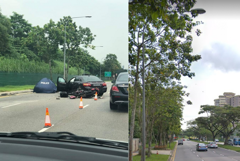 FATAL ACCIDENT ALONG BUKIT BATOK ROAD INVOLVING MERCEDES